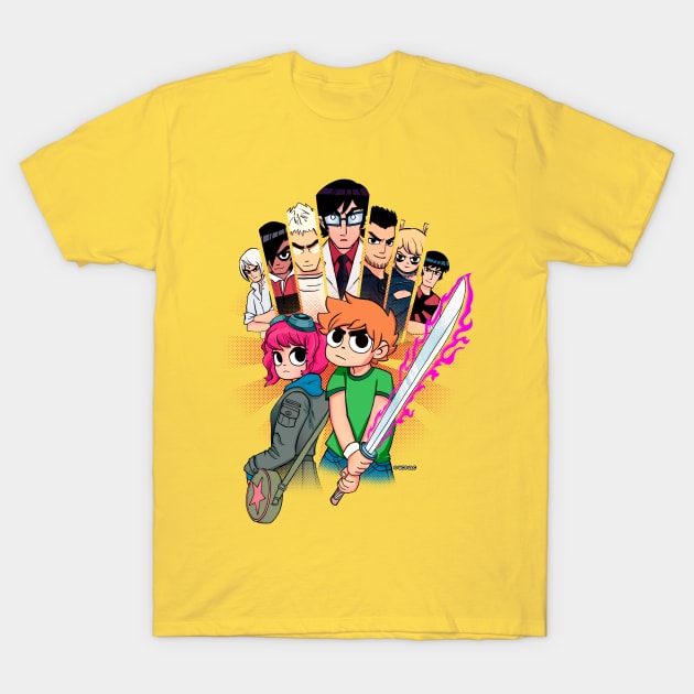 Scott Pilgrim vs the World T-Shirt by FlamingFox